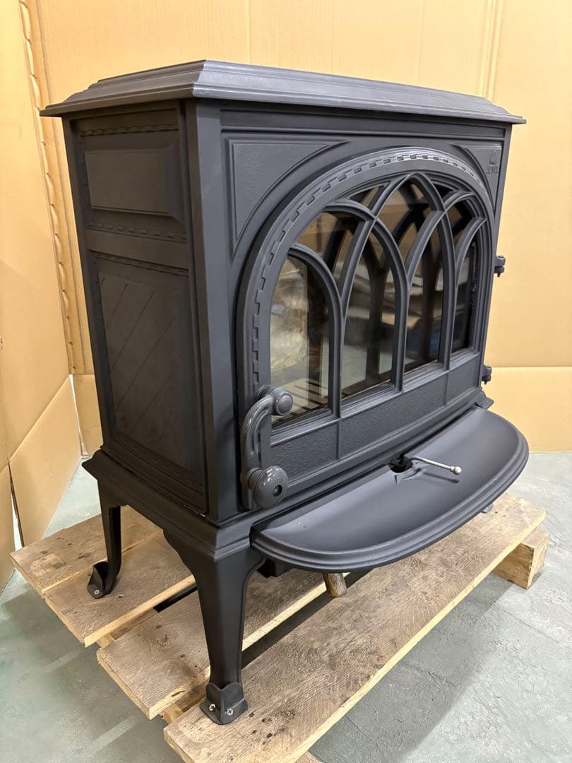 薪ストーブ ヨツール F400 黒 中古品 メンテナンス品