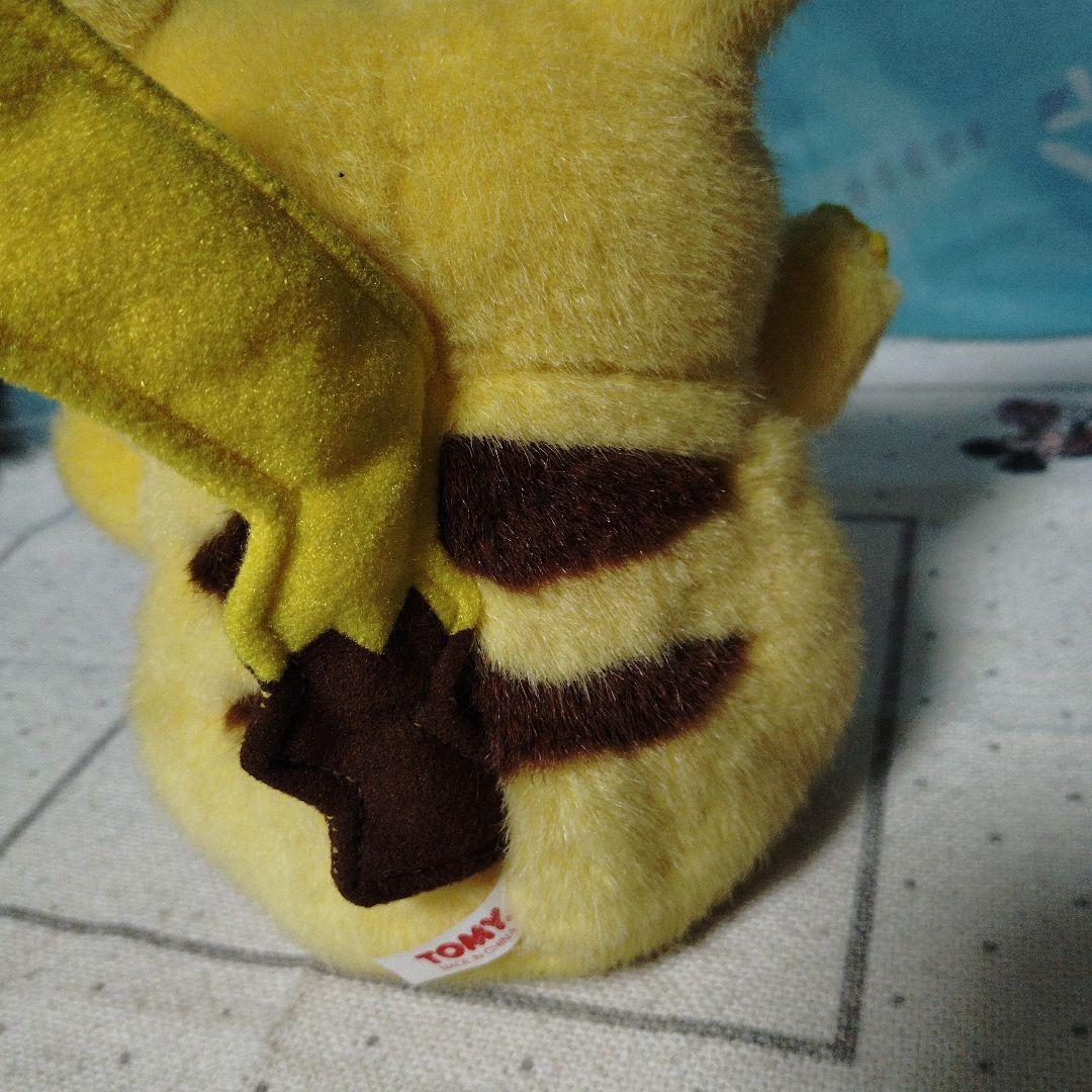 ⚠ジャンク品⚠初期　初代　ピカチュウ　ぬいぐるみ　TOMY バンザイ　トミー