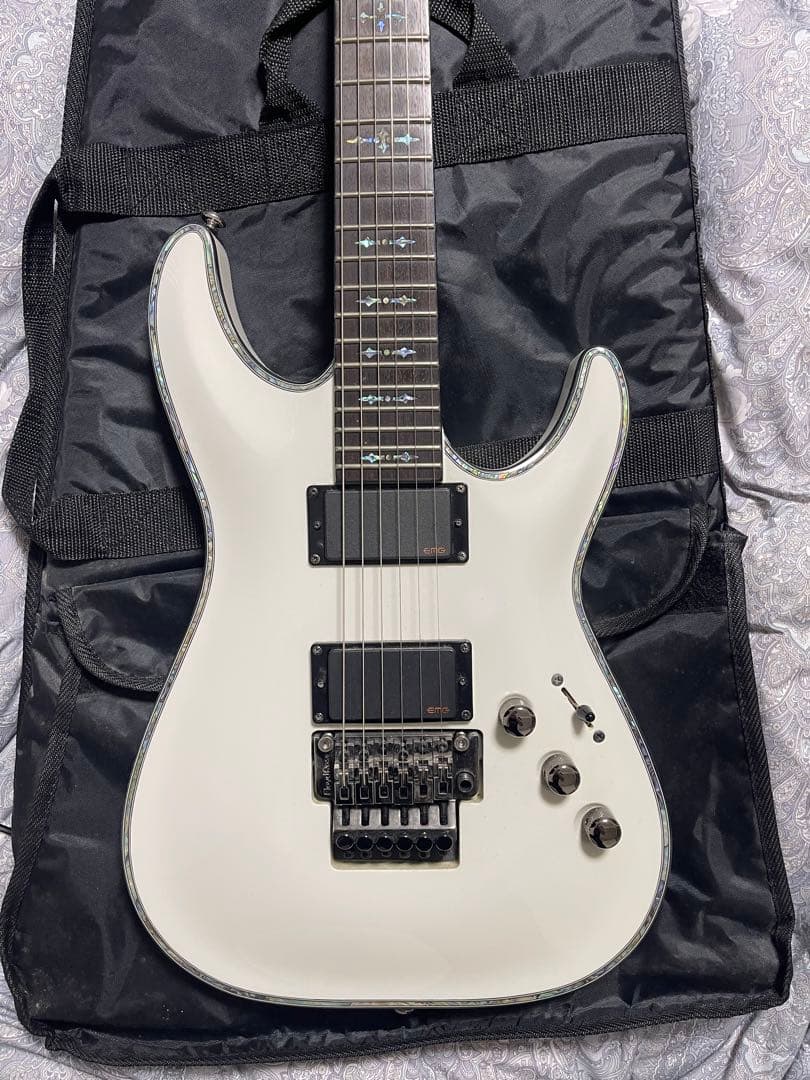 【美品】Schecter AD-C-1-FR-HR ヘルレイザー　希少ホワイト