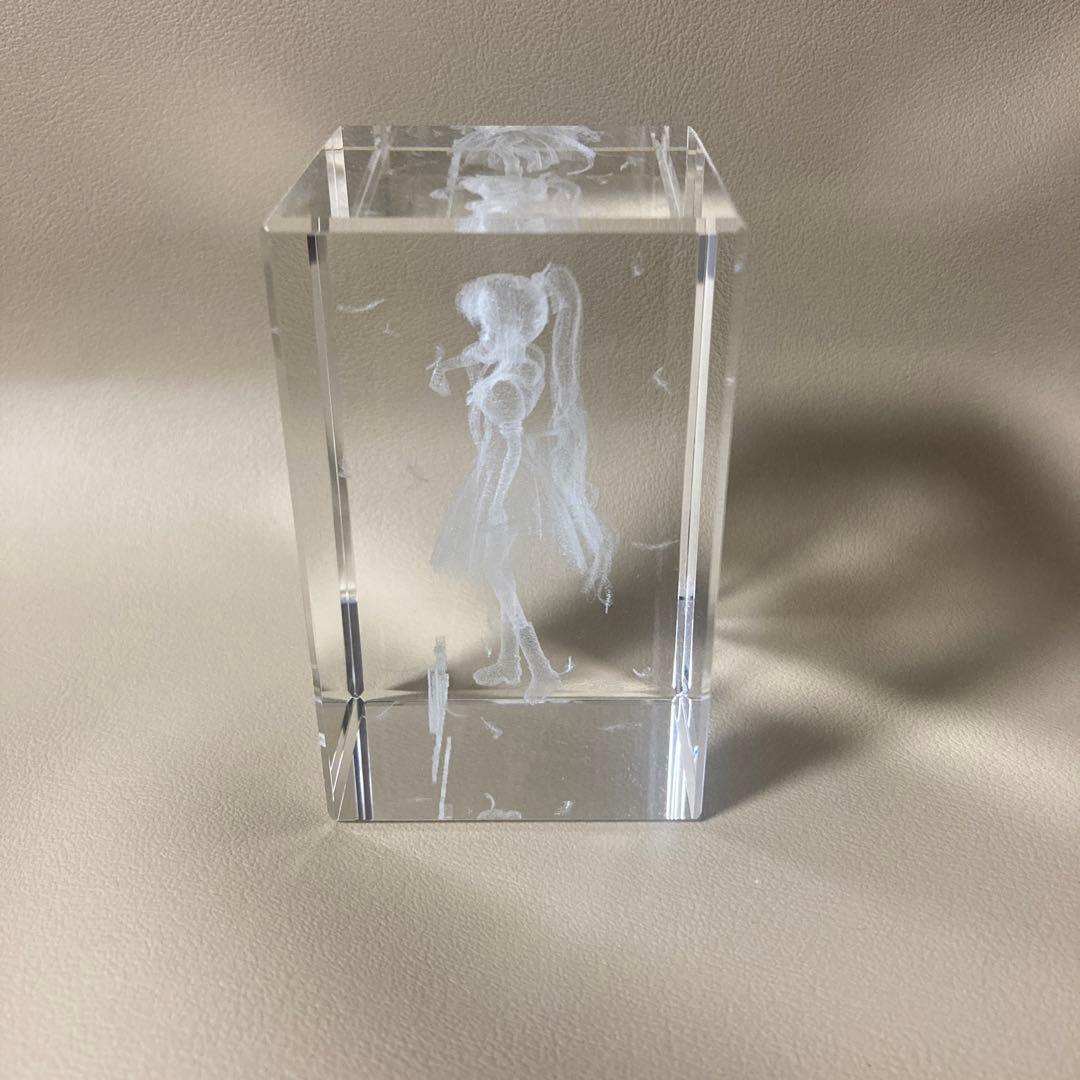 AIR クリスタルガラス・オブジェ　神尾観鈴　Key レーザー彫刻　鍵　キー