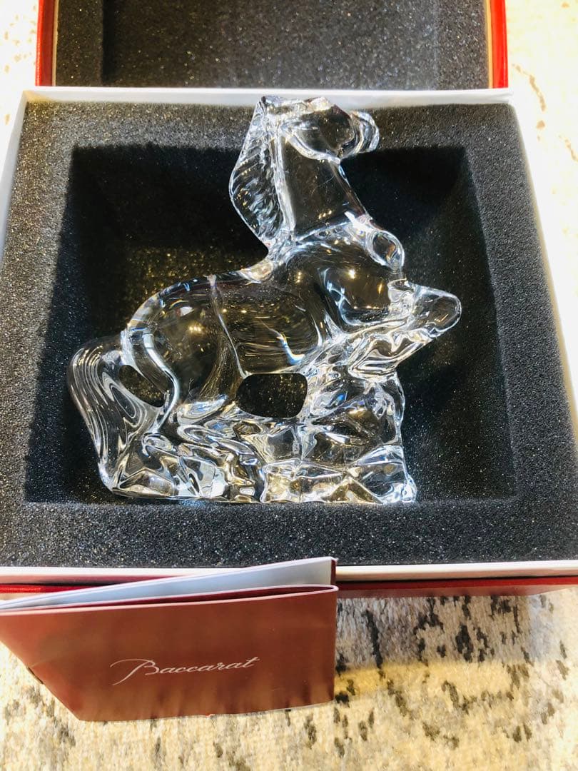 新品未使用品 Baccarat 干支 午 バカラ 馬