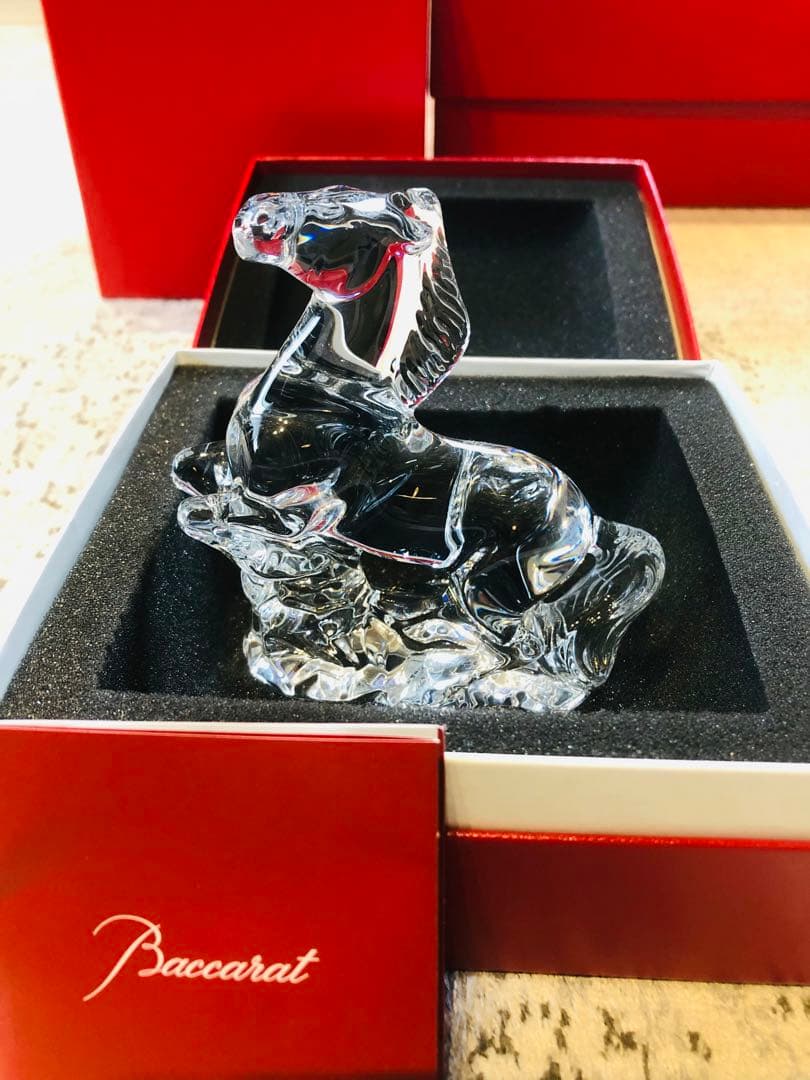 新品未使用品 Baccarat 干支 午 バカラ 馬