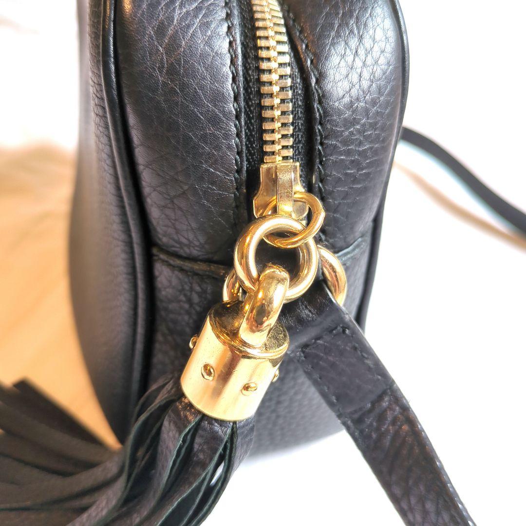 み*ん様 【美品】GUCCI ソーホー スモール レザー ディスコショルダーバッ
