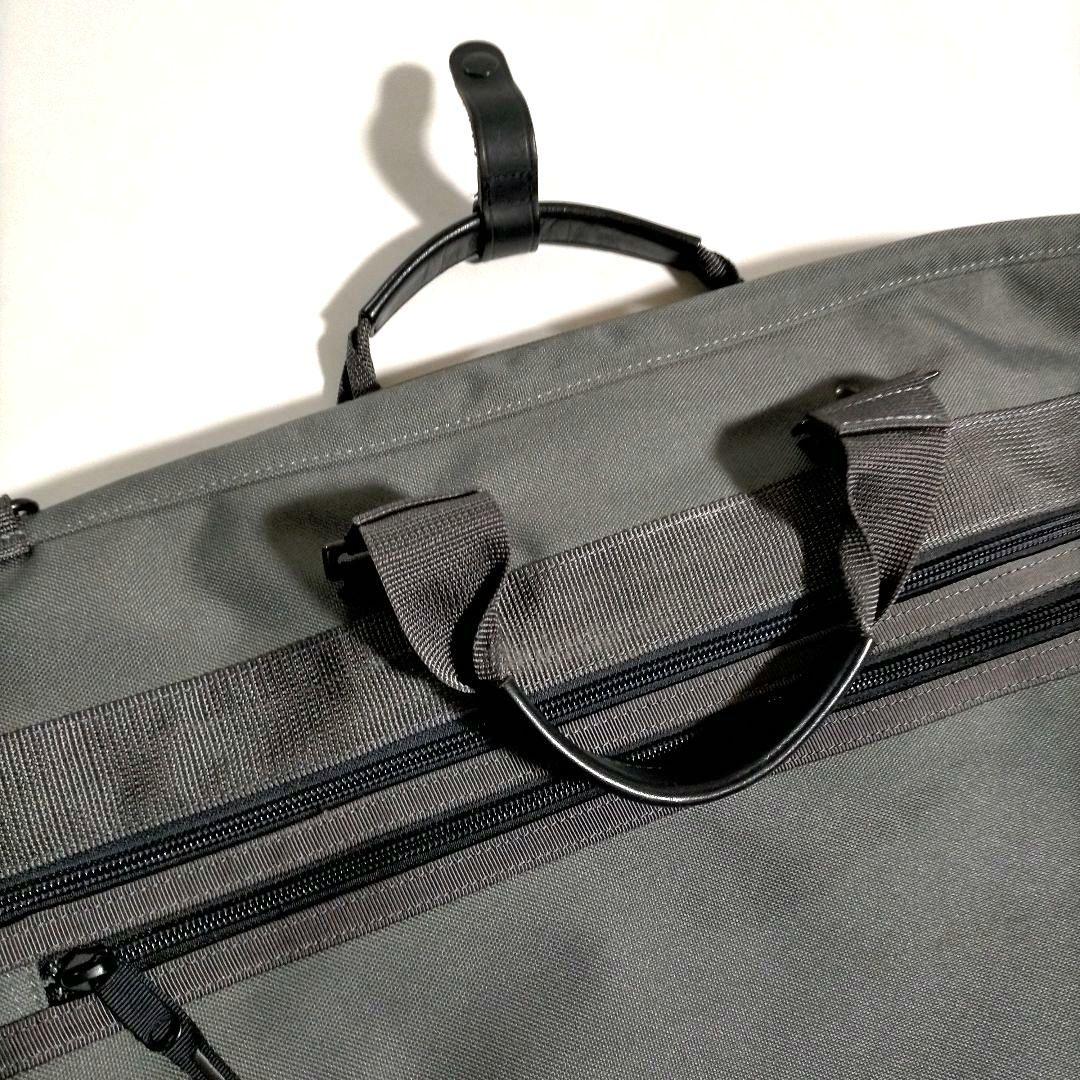 激レア 美品 ポーター ガーメントバッグ 大容量 ビジネス スーツ メンズ 灰色