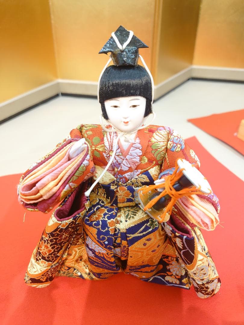 ●専用商品●金襴衣装五人囃子●　ごにんばやし　おひなさま　新品