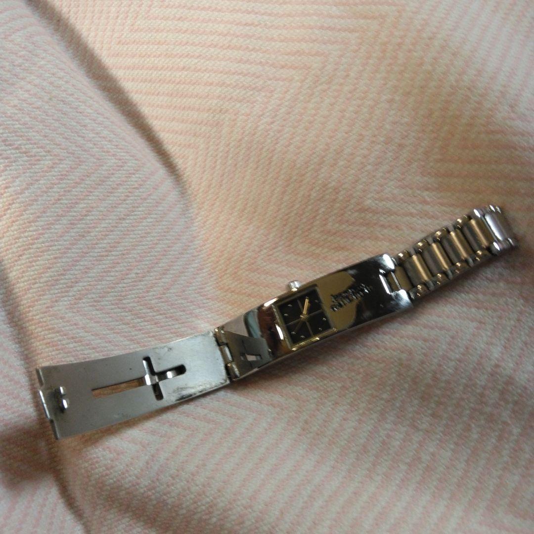 JEAN PAUL GAULTIER ジャンポールゴルチエ 蓋つき時計黒文字盤