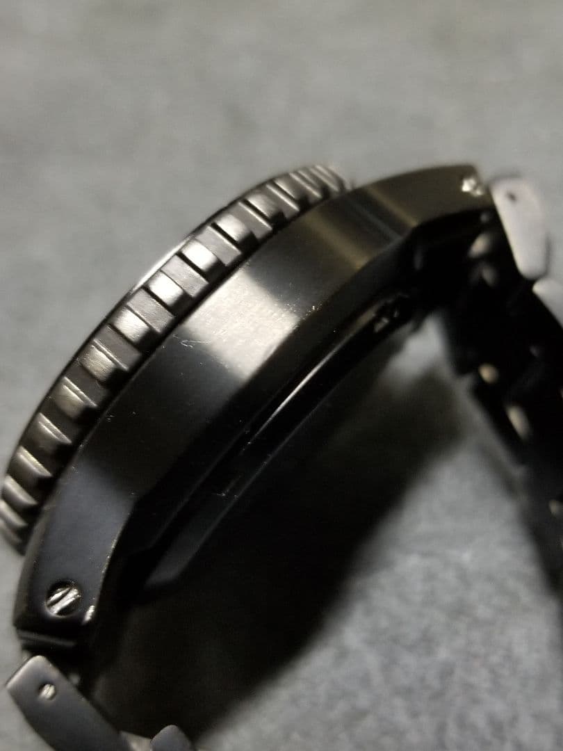 希少 ミリタリーウォッチ nite alpha PVD 旧ロゴ