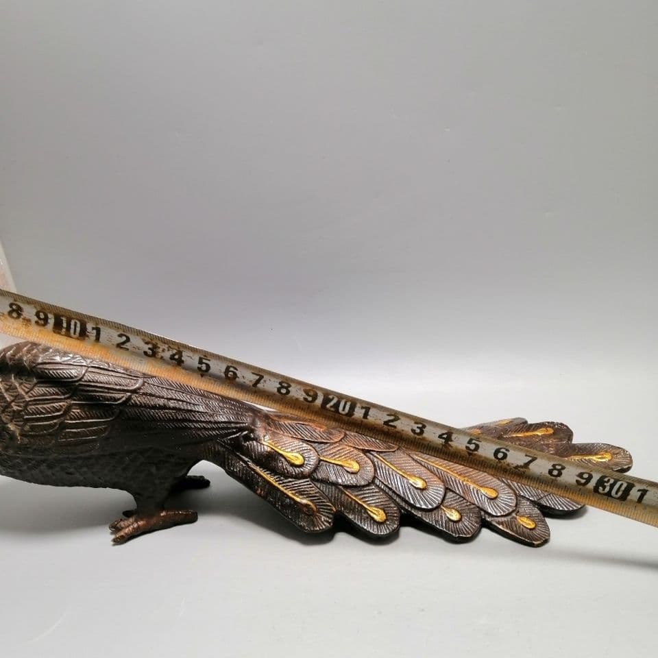 銅製 美しい孔雀 リビング 玄関 お茶台 机 本棚 装飾品 工芸品 置物