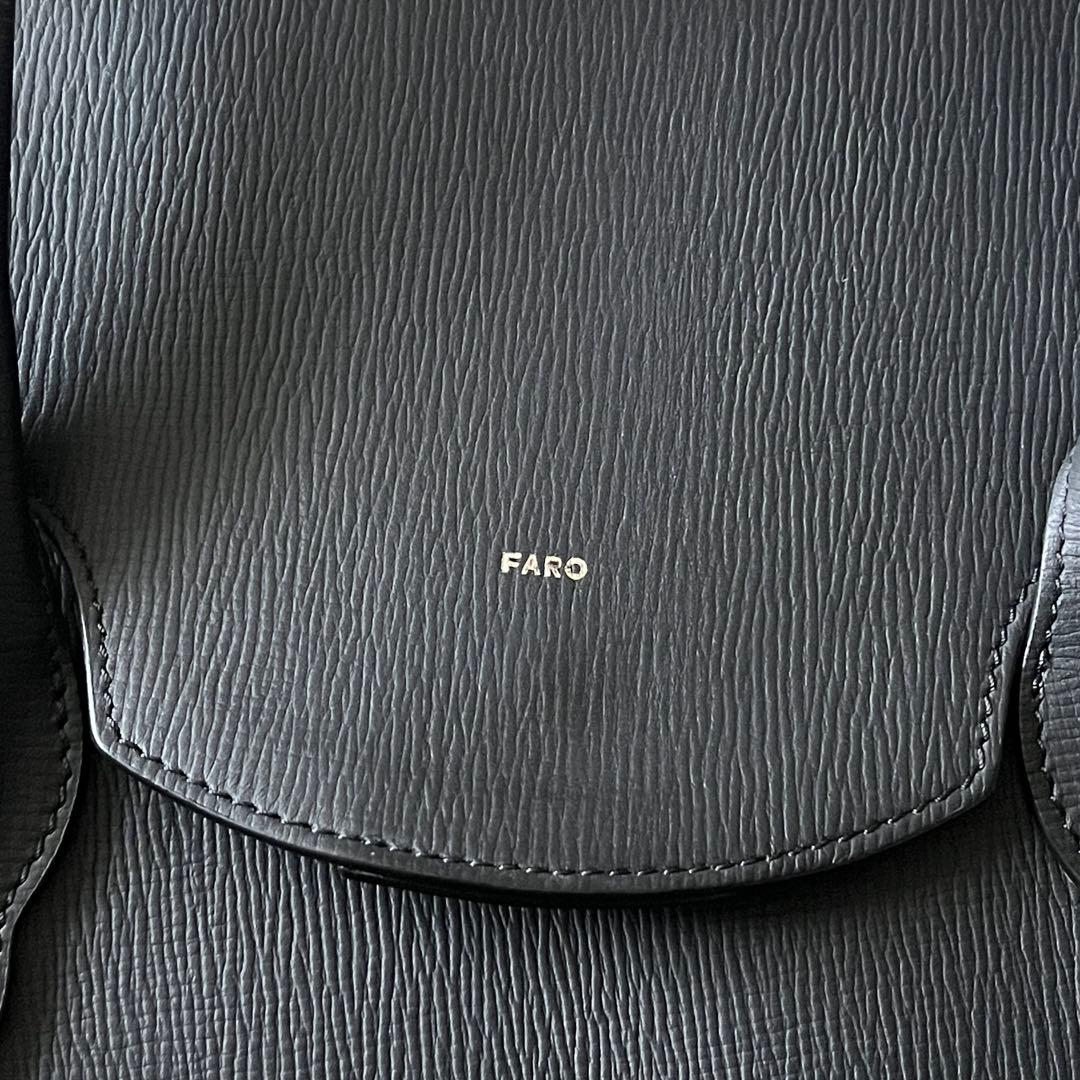 未使用✨FARO ファーロ　トートバッグ　Cartello レザー　ブラック