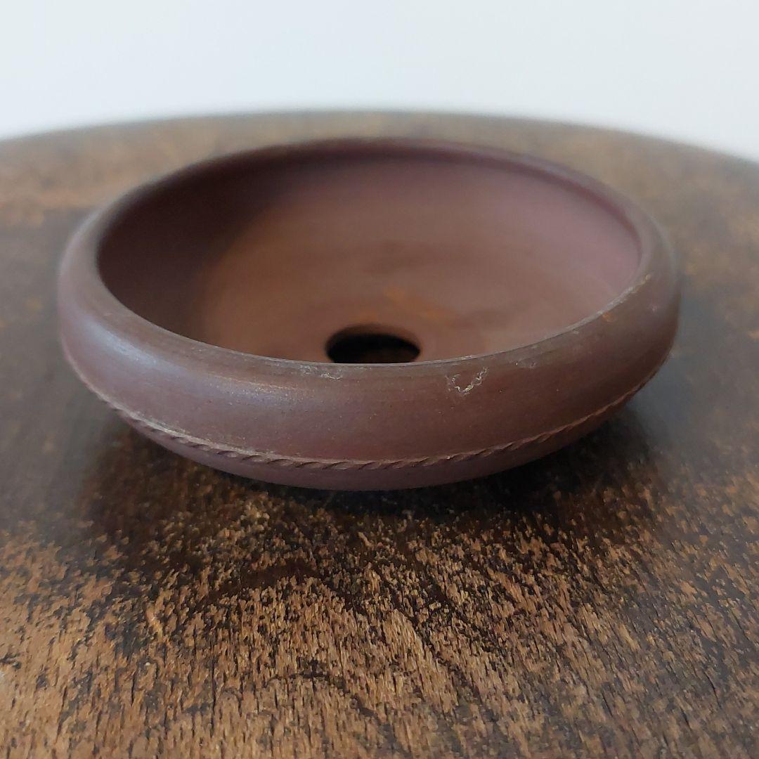 ☺️ミニ盆栽鉢　陶器　盆栽　鉢　落款あり