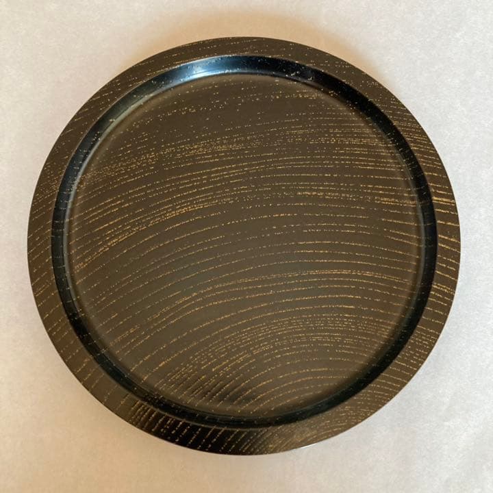 輪島塗　小森邦衛作　銘々盆　5枚