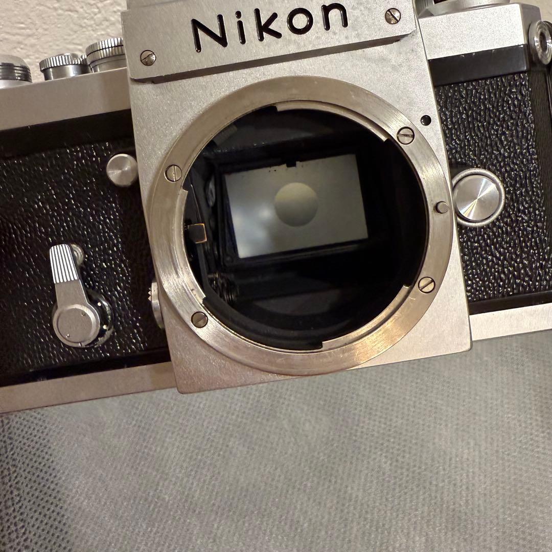 Nikon F 一眼レフカメラ　アイレベル　中期　シルバー