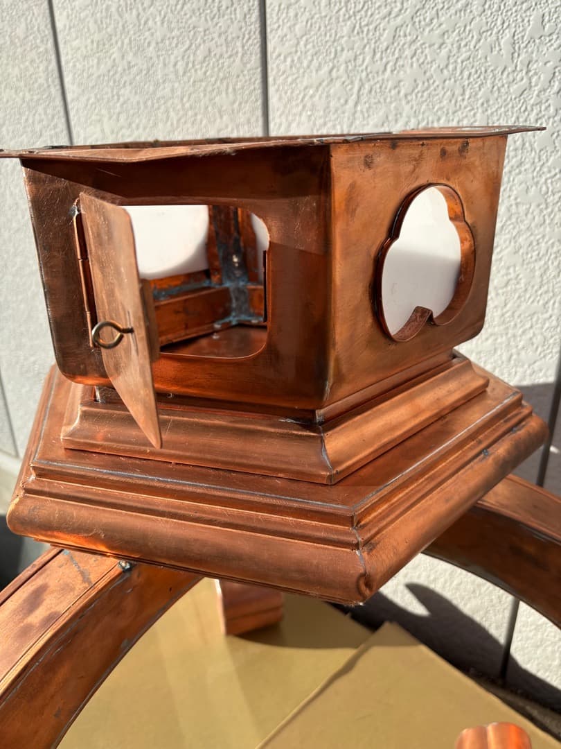 値下げします。 金灯籠　銅製　オリジナル製作品