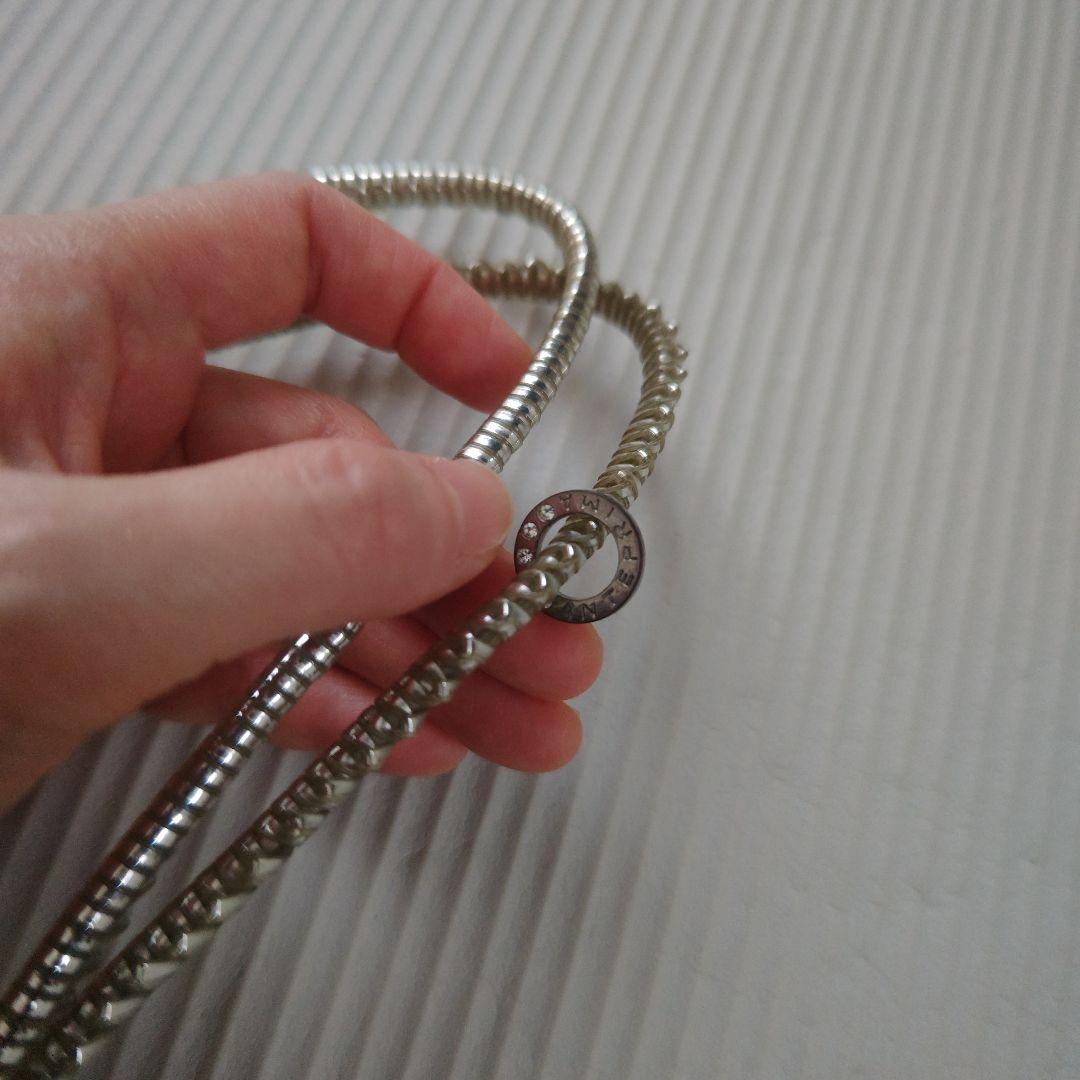 アンテプリマ　シルバー　ハンドバッグ　ワイヤーバッグ　スクエア