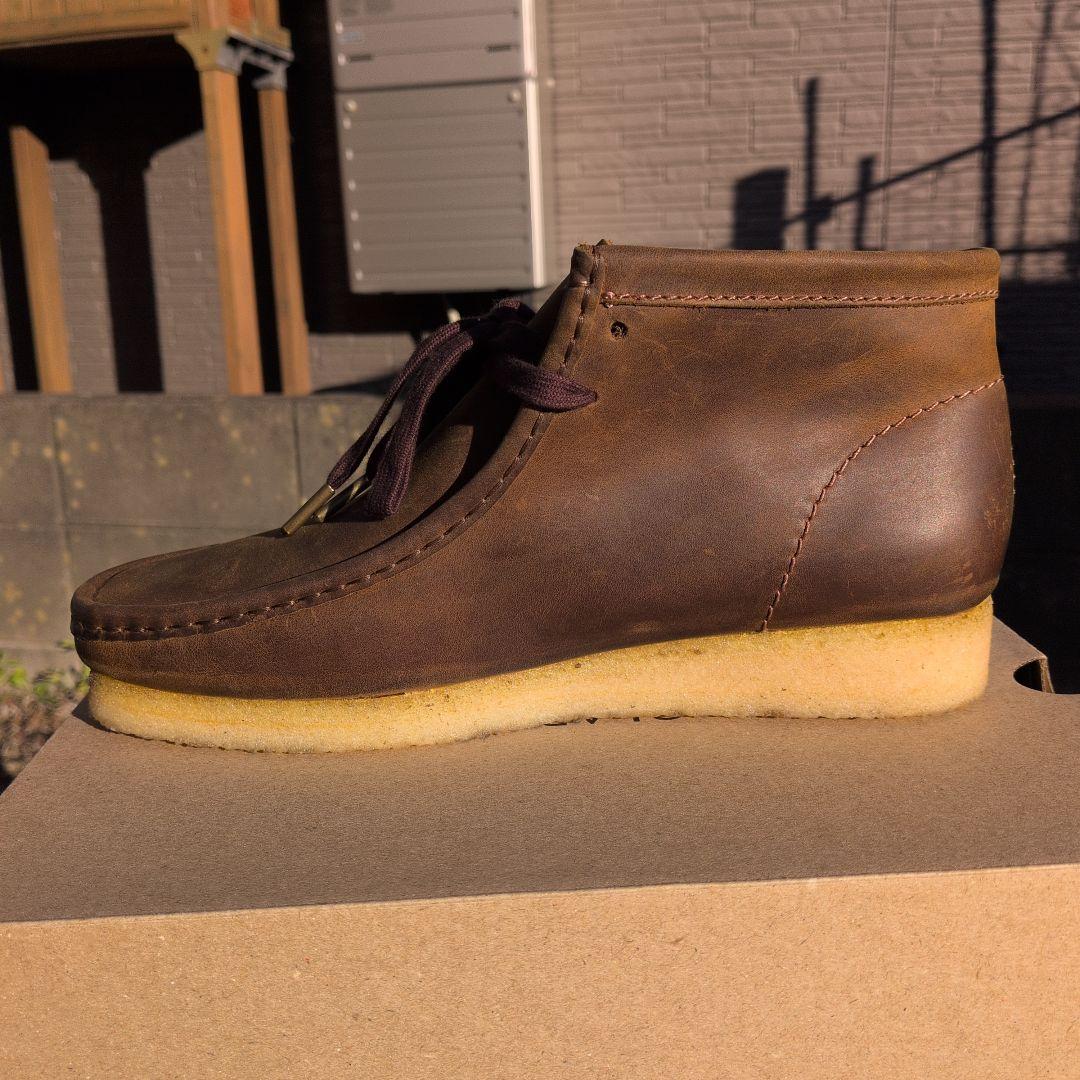 クラークス・ワラビー 　ビーズワックス　US8・　UK7 新品同様!!