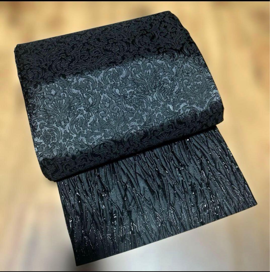 新商品☆ 仕立品 全通柄 リバーシブル袋帯 ／Ｅ