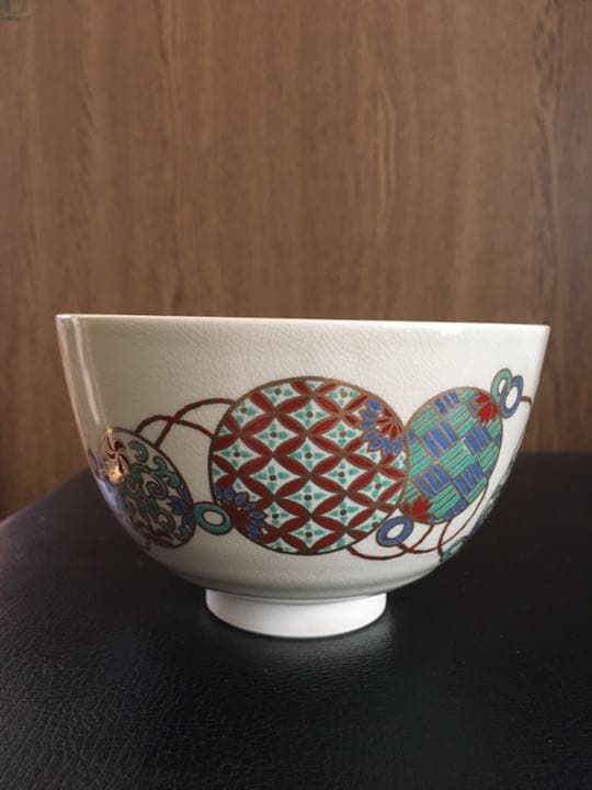 絵変わり　仁清茶碗セット（10客・ボール箱入）