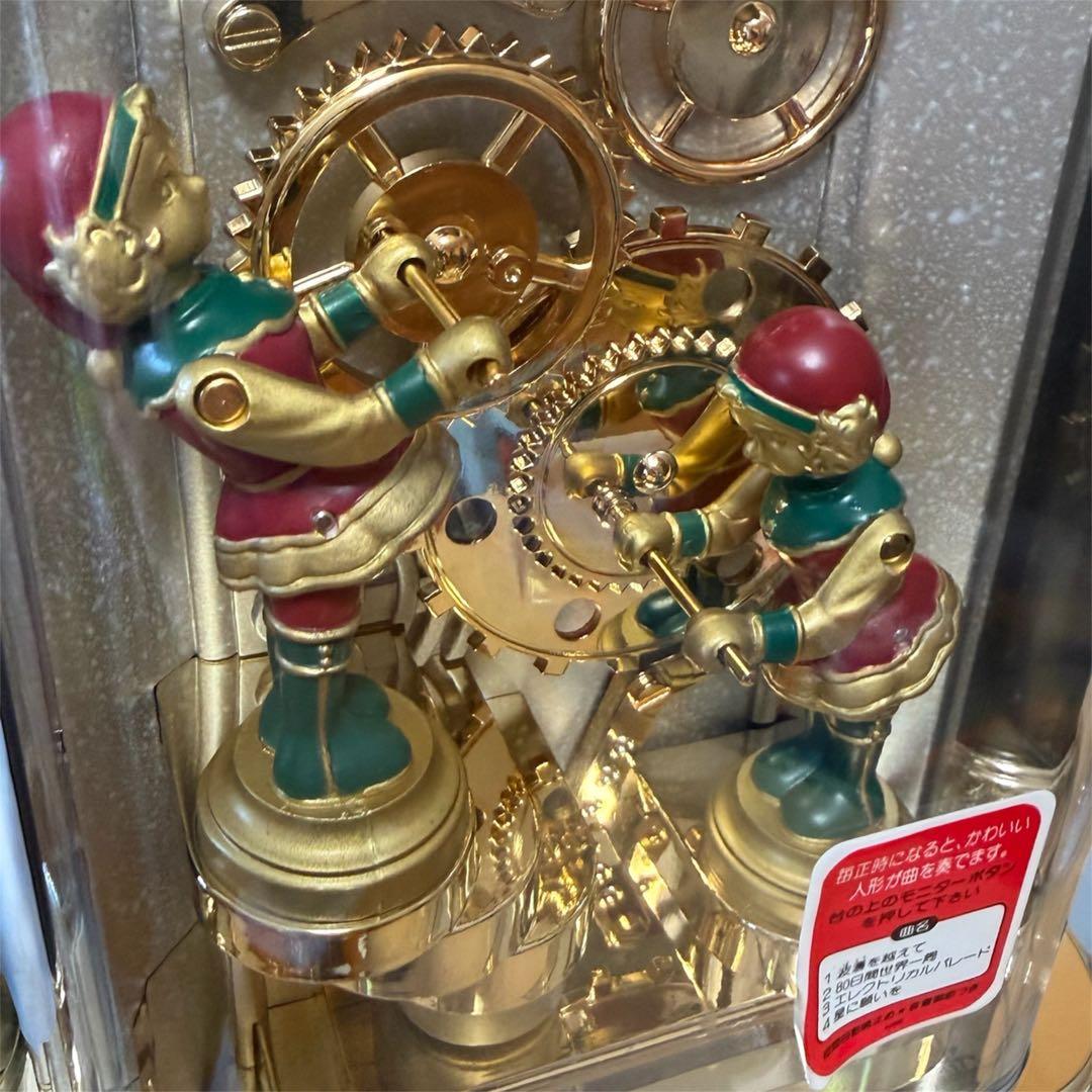 【SEIKO】パペット RY410S からくり時計 置時計 レトロ