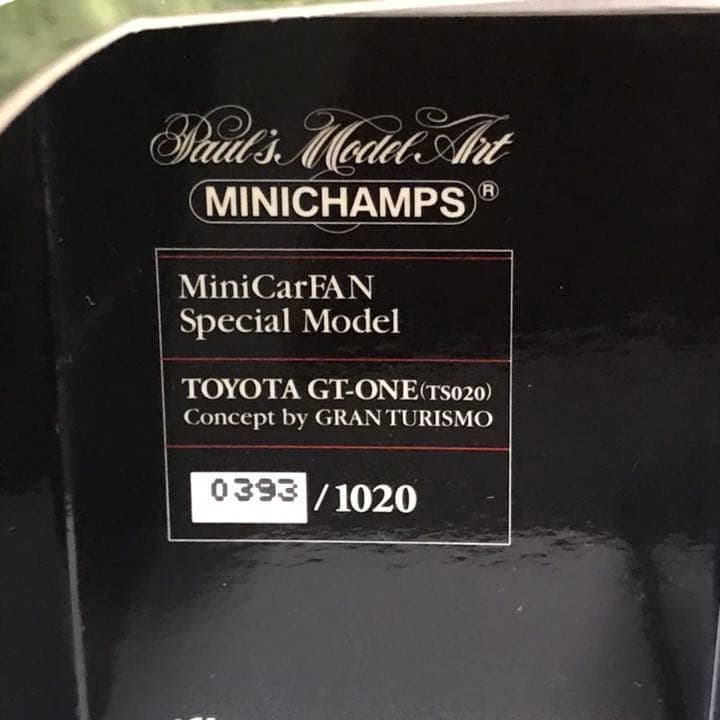 minichamps★ミニカーファン限定★グランツーリスモ★ミニカー