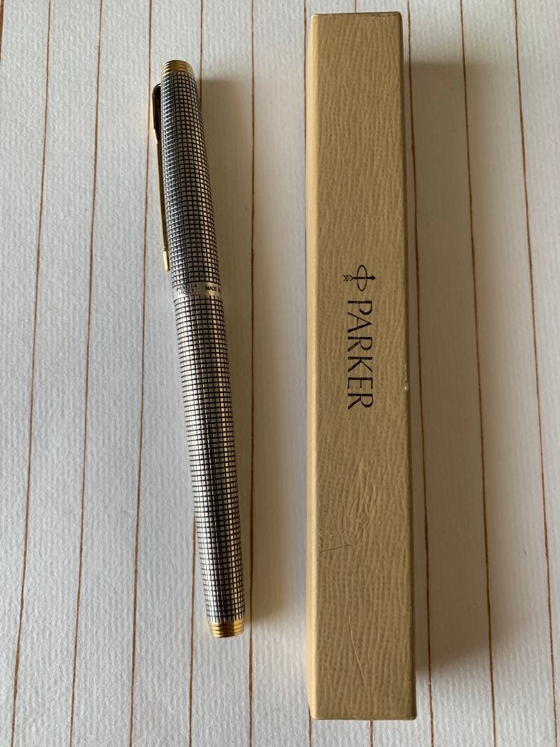 パーカー75 スターリングシルバー 初期型 14Kペン先