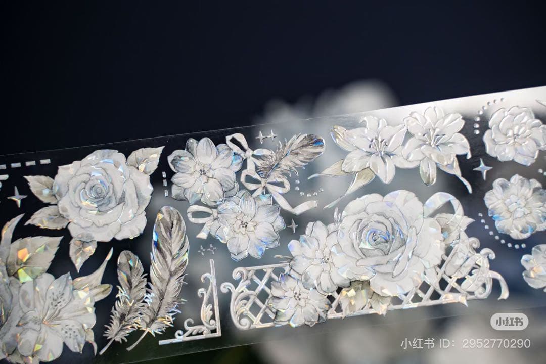 Hoshi奶芙《雾雨朦胧》海外マスキングテープ　マステ 【2088】