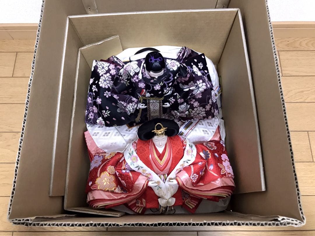 【希少レア】 京都西陣織　十二単衣　大上輝秀　雛司彩月　ひな祭り 雛人形 飾り