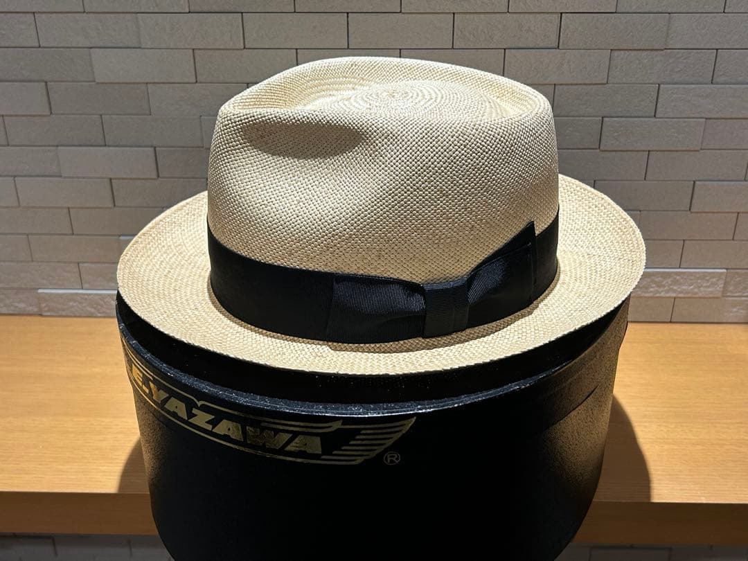 新品 初回 当時物 矢沢永吉 YAZAWA 正規 パナマハット 帽子 Ｌサイズ
