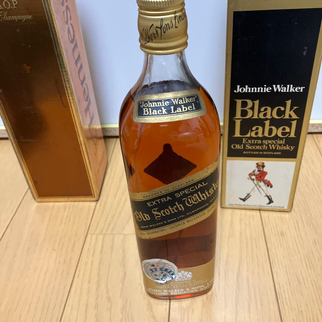 ヘネシー コニャック ●ジョニーウォーカ― ブラックラベル 古酒セット