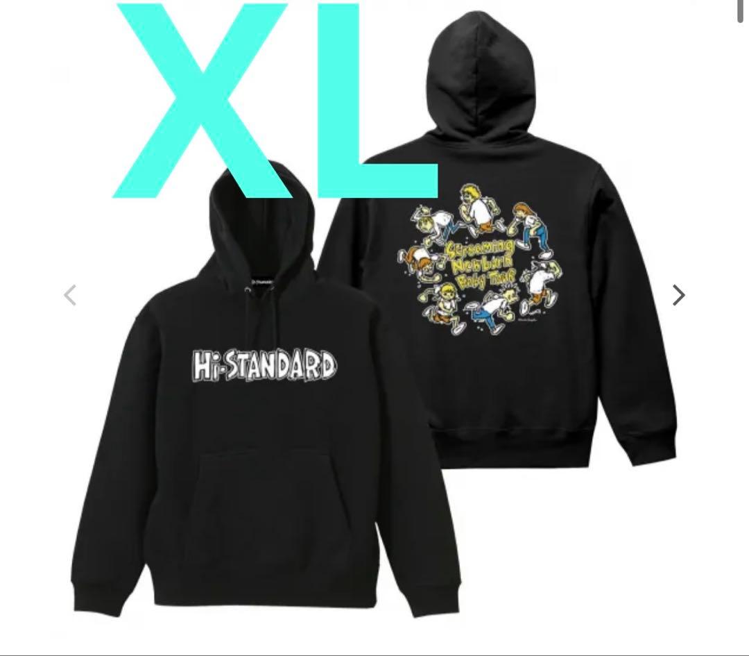 新品 Hi-STANDARD XL 黒 パーカー