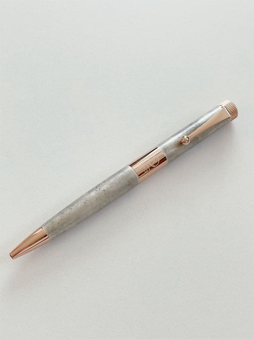 ROMEO No. 3斑紋純銀色 ボールペン 細軸 ロメオNo.3