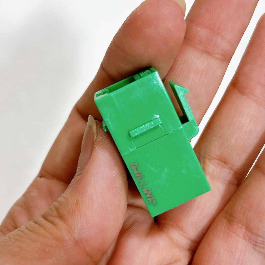 キーストーンカプラー 25個パック メス-メス Cat6キーストーンジャック