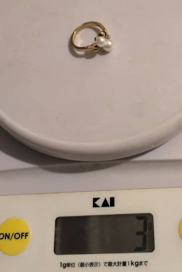 最終値下ミキモトK18リング