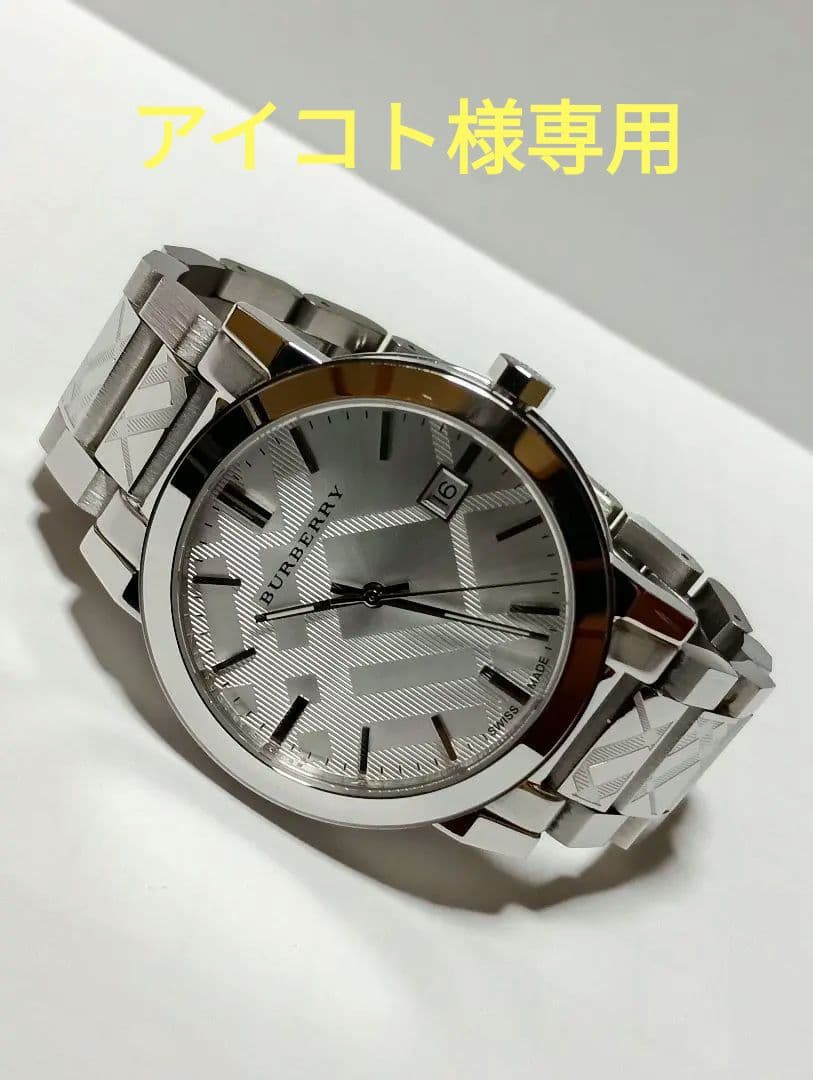 【専用】BURBERRY バーバリー シルバー クォーツ BU9037稼動中古品