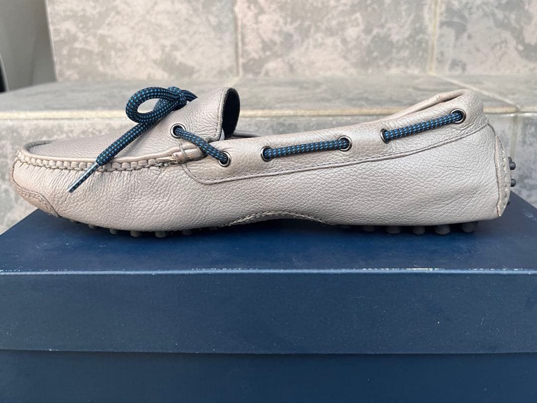 美品 Cole Haan コールハーン ドライビング グレー ローファー8