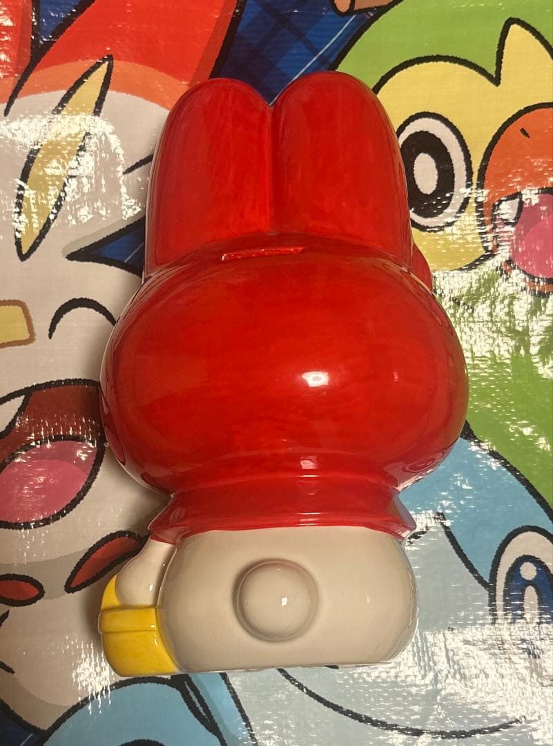 サンリオ　マイメロ　レトロビッグ貯金箱　陶器製　マイメロディ
