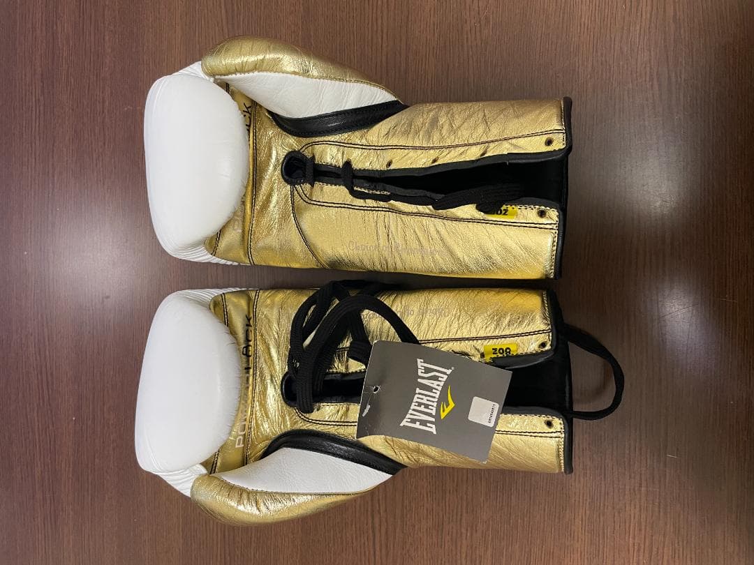 Everlast パワーロック プロファイトグローブ 白/ゴールド 8oz