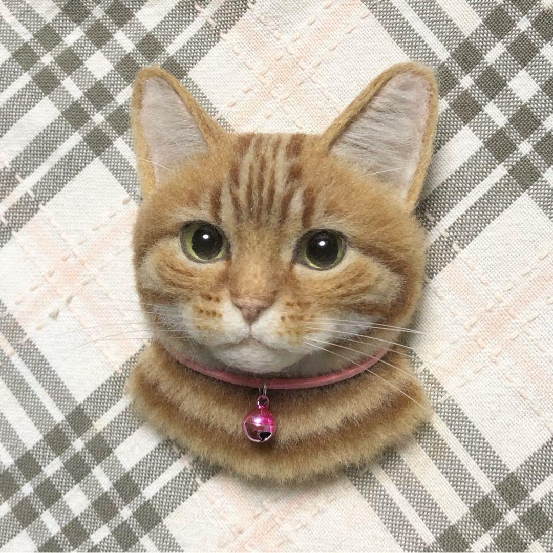 羊毛フェルト 猫 ハンドメイド れな