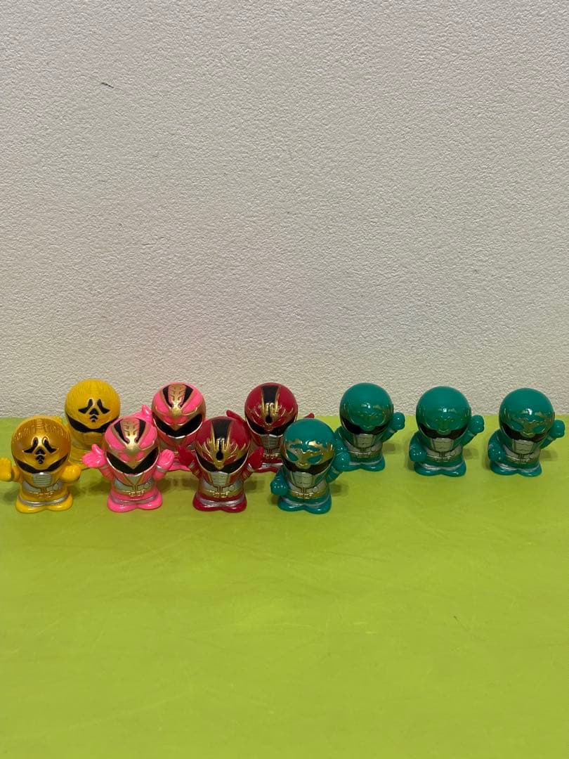 五星戦隊　ダイレンジャー　ソフビ　レトロ　指人形