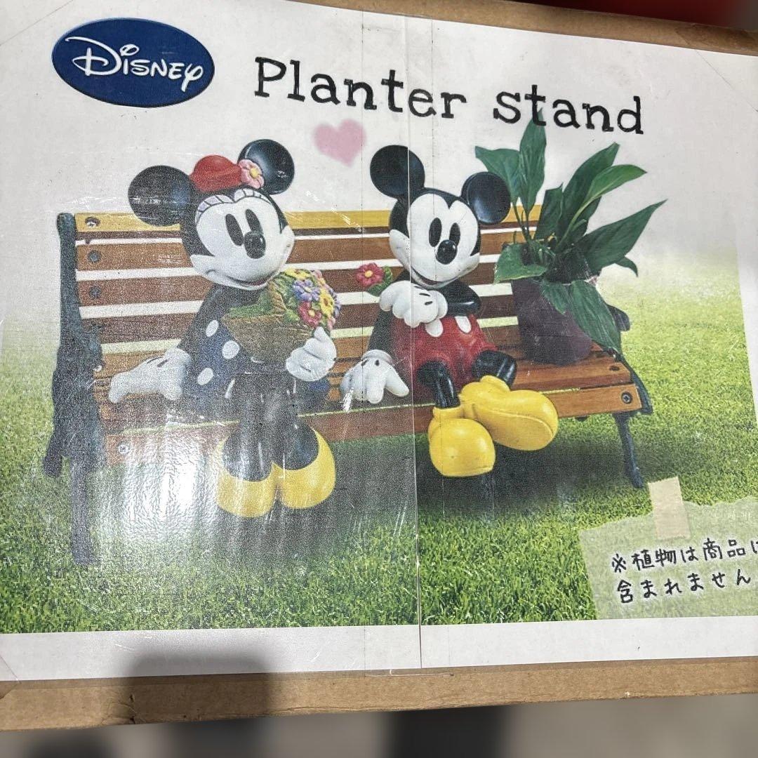 希少　ミッキー ミニー プランター 加藤工芸