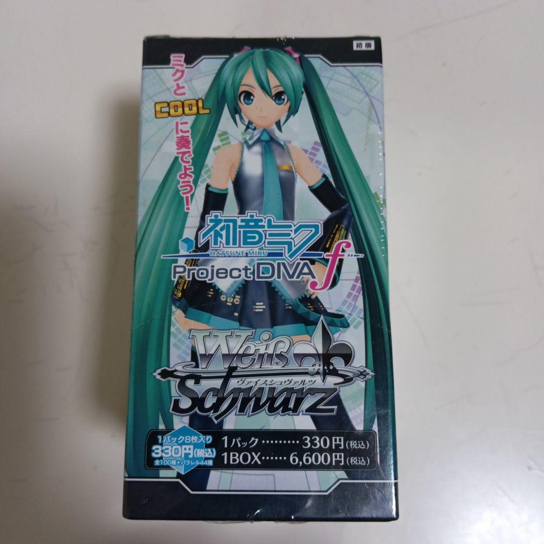 希少！初音ミク Project DIVA f ヴァイスシュヴァルツ1BOX