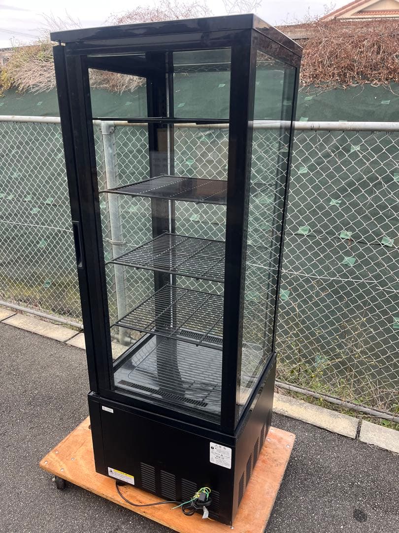 JCM 4面ガラス冷蔵ショーケース　218リットル