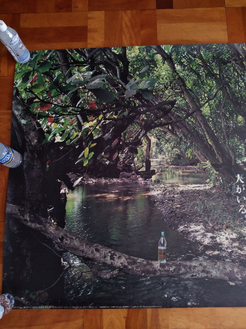 iichiko　いいちこ　ポスター　森　小川　三和酒類麦焼酎広告