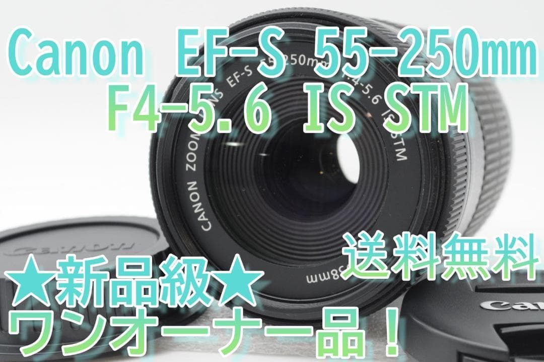 ★新品級①★ Canon EF-S 55-250mm f4-5.6 IS STM
