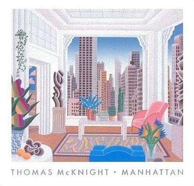 額装済/Manhattan/トーマス マックナイト/ポスター