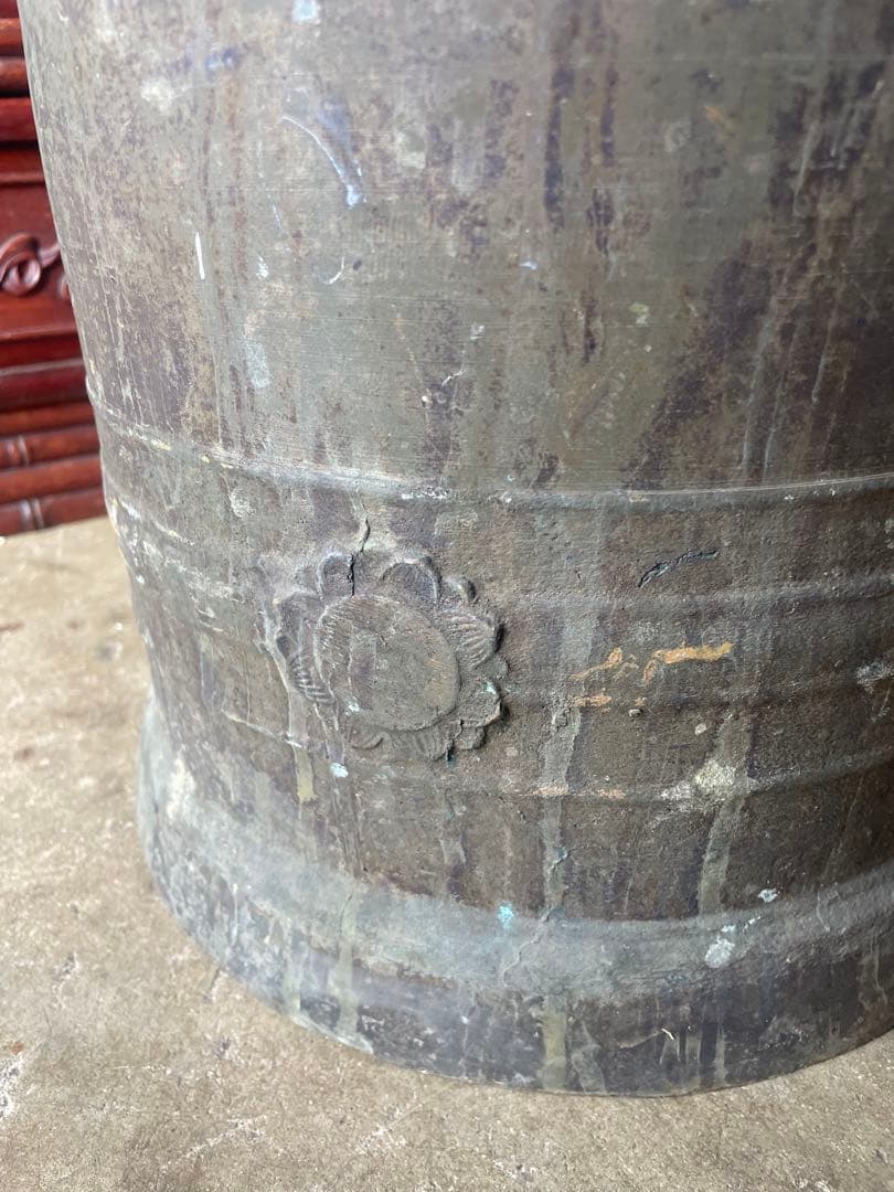 喚鐘　古銅 工芸品 熊平特製古銅 仏教美術 時代物 古美術 釣鐘 銅製 青銅