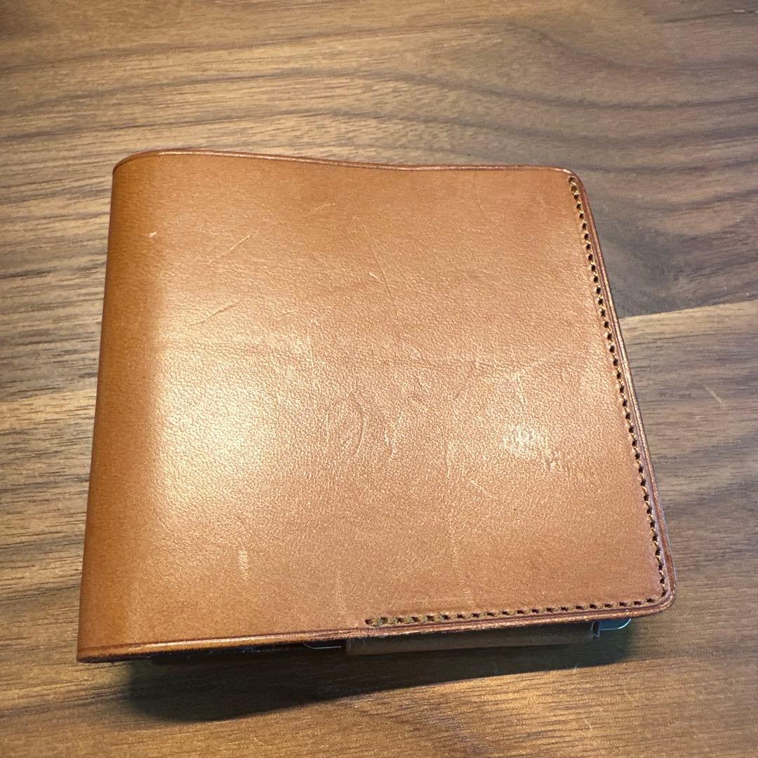 SYRINX Hitoe Fold Liscio ミニマル レザー 財布