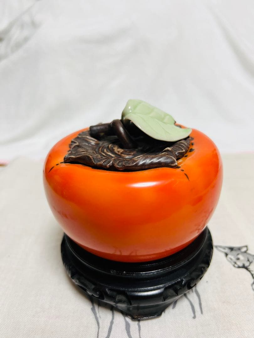 有田焼　二宮閑山　柿　調味料入れ　古伊万里　陶器 現状品