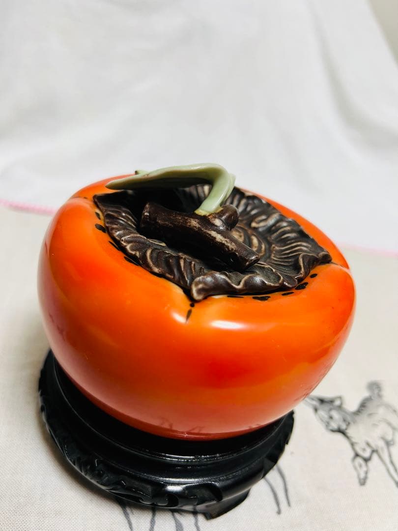 有田焼　二宮閑山　柿　調味料入れ　古伊万里　陶器 現状品