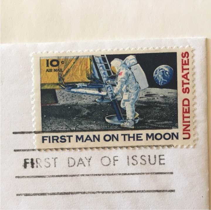 アポロ月面着陸記念切手