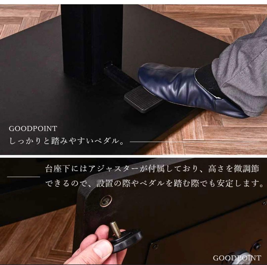 【ユン】昇降式ダイニングこたつテーブル＆布団セット ハイタイプ